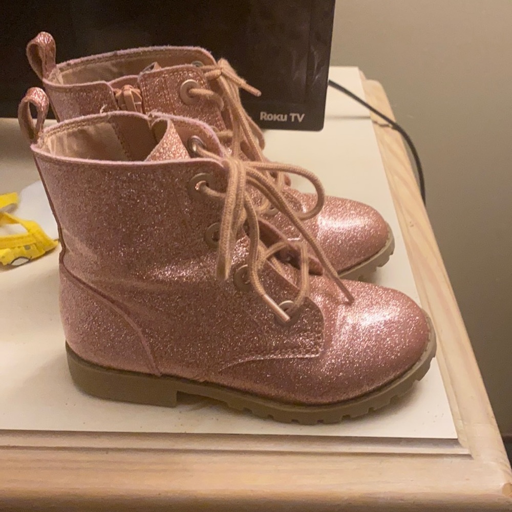 Pink boots